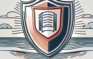 A life insurance policy document next to a shield