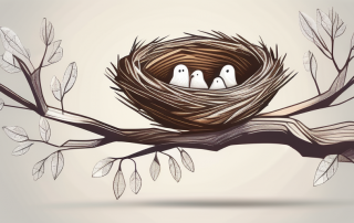 A safety nest made up of life insurance policy papers