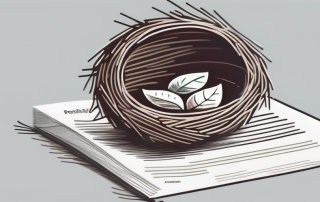 A life insurance policy document nestled in a nest