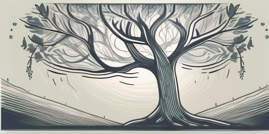 A secure safe embedded in a sturdy tree