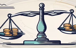 A life insurance policy on a balance scale