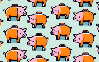 Bunte Sparschweine symbolisieren verschiedene Kfz-Versicherungen und betonen die finanziellen Einsparungen durch Vergleich der Autoversicherungsoptionen.