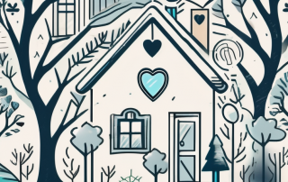 A protective shield safeguarding various symbols of life's important elements such as a home