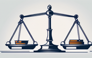 Ausgewogene Waage symbolisiert fairen Vergleich verschiedener Rechtschutzversicherer vor modernem, professionellem Hintergrund.