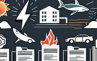 Seven different insurance policy documents