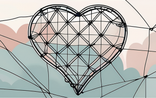 A safety net under a symbolic heart