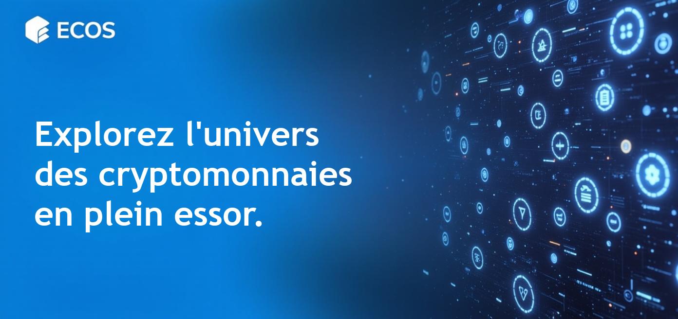 Explication détaillée sur la prolifération des cryptomonnaies avec des graphiques et illustrations pertinents.