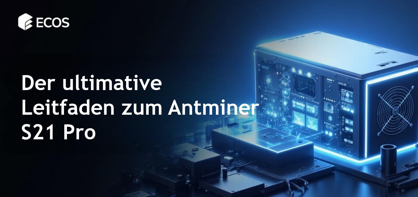 Hochleistungs-Antminer S21 Pro 245 TH/s Kryptowährungs-Mining-Hardware in einer professionellen Umgebung