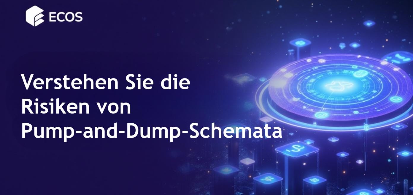 Detailreiche Darstellung der Merkmale eines Pump-and-Dump-Schemas in der Kryptowährung