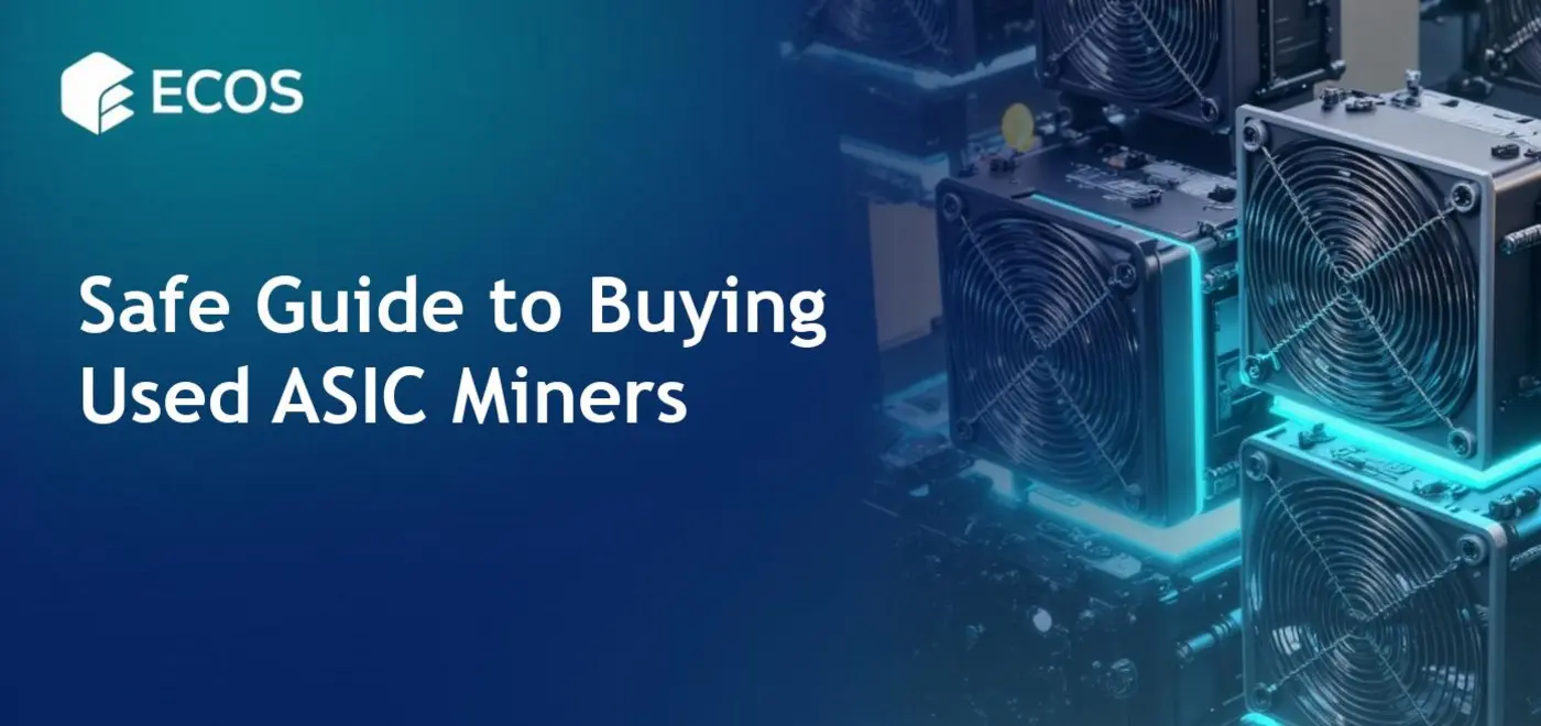 Close-up of used ASIC miners stacked on a shelf in a well-lit environment showing detail of hardware components for buy asic miner and used mining equipment SEO