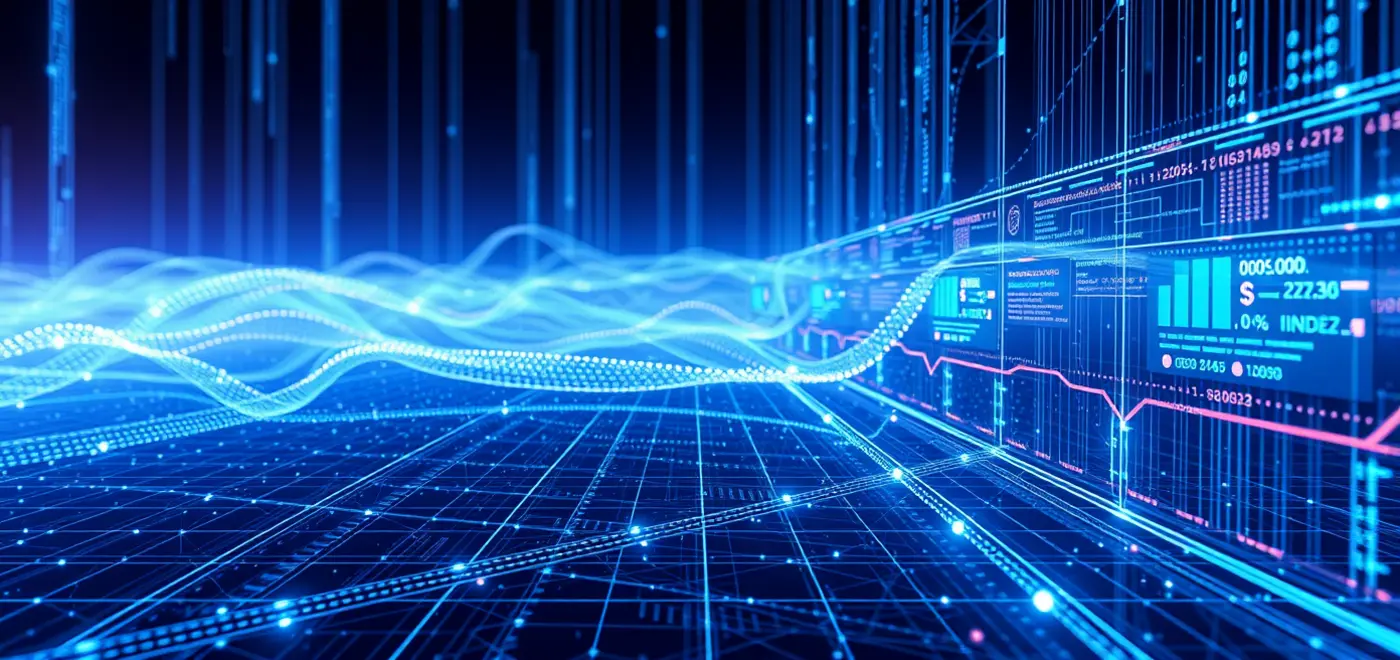 A visually striking representation of decentralized finance for institutions, integrating blockchain technology and on-chain financial tools for businesses.