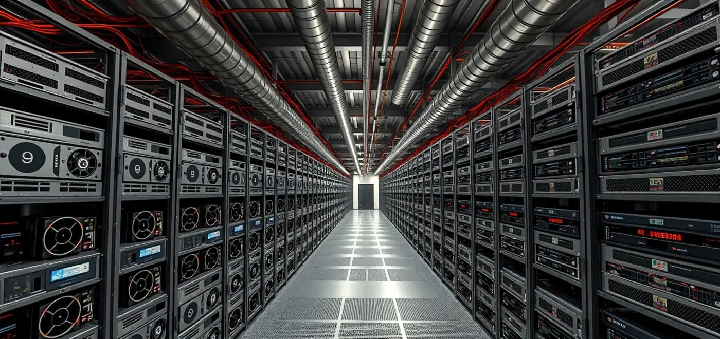 High-resolution image of Antminer S21 Pro mining hardware showing detailed 245 TH/s mining setup used for cryptocurrency mining, highlighting its advanced ASIC technology and profitability features