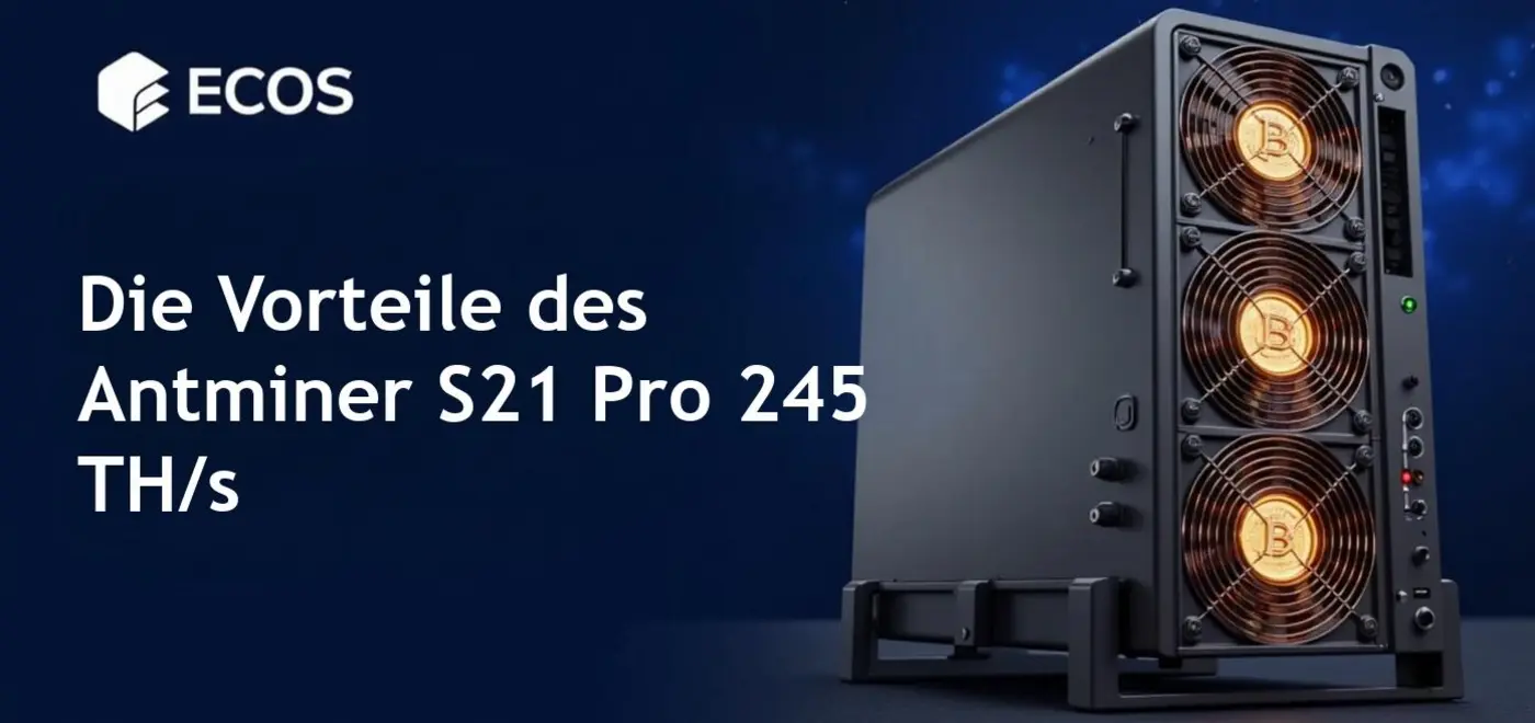 Detaillierte Beschreibung des Antminer S21 Pro 245 TH/s zur Optimierung des Bitcoin Minings.