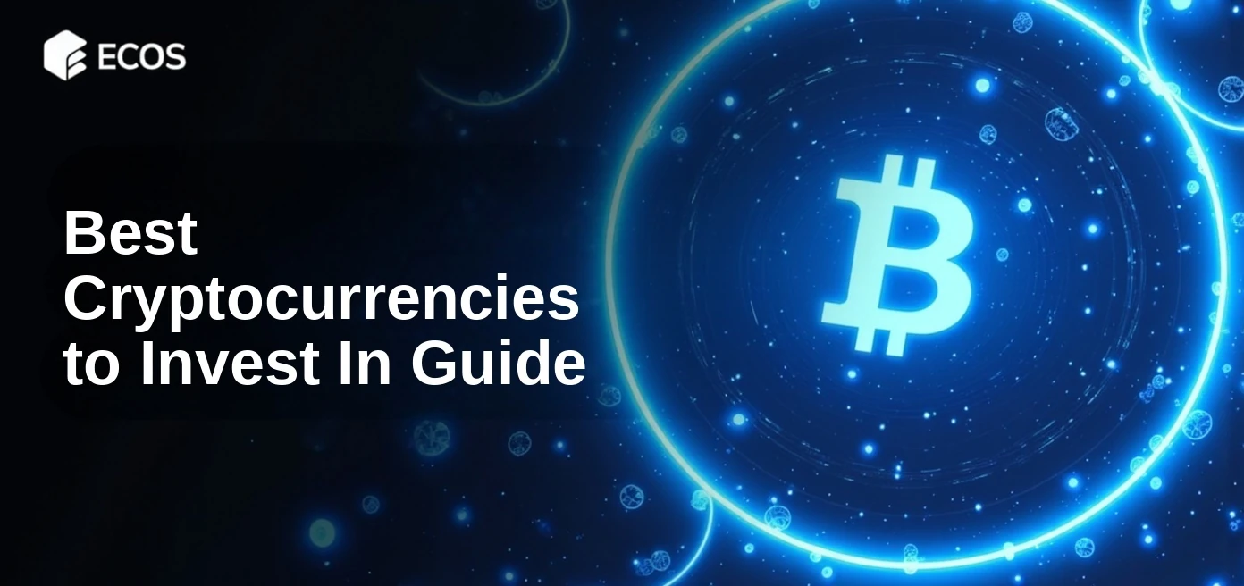 A high-tech sleek digital visualization showing interconnected blockchain nodes and futuristic cryptocurrency symbols representing major coins like Bitcoin and Ethereum in a blue neon glow environment.