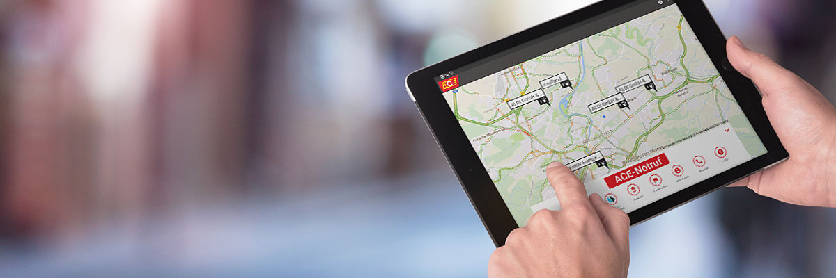 ACE-App auf Tablet