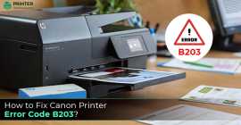 Canon Printer error B203, New York