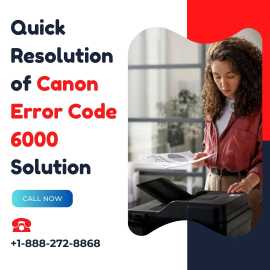 Quick Resolution of Canon Error Code 6000 Solution, Haltom City