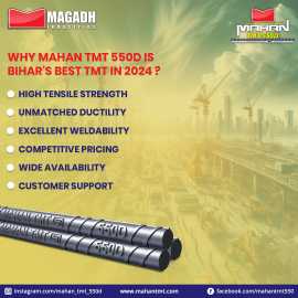 Best TMT in Bihar 2024 -Mahan TMT 550D, Patna
