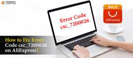 Error Code csc_7200026 on AliExpress, New York