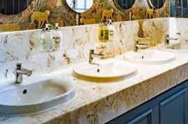 Spilled Hair Oil on Your Bathroom Marble Vanity, North Sydney