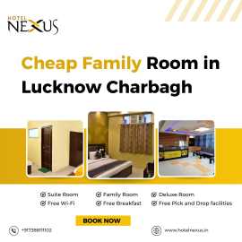 Our Cheap Family Room in Lucknow Charbagh, Lucknow