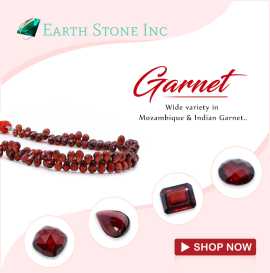 Garnet Gemstone Beads for Jewelry | My Earth Stone, $ 1