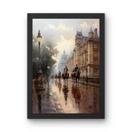 Horse Guards by Vintage London (Framed Art Print), Mohali