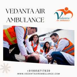 Avail 100% Reliable Vedanta Air Ambulance Service , Dhar