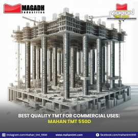 Best Quality TMT For Commercial uses: Mahan TMT , Patna