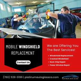 Mobile Windshield Relacement in Escondido, Temecula