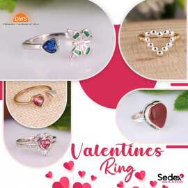 Sparkling Valentine’s Day Rings for Sale - Shop , ₹ 10,000