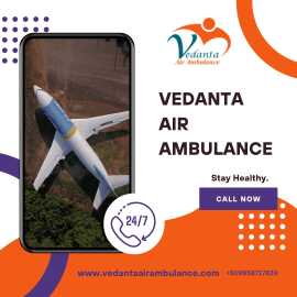 Book Top Demandable Vedanta Air Ambulance Service , Udaipur