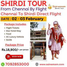 Shirdi Tour Package from Chennai on 02-03 February, Chennai