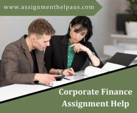 Affordable Corporate Finance Assignment Help, Sydney