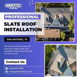 Slate Roof Installation in San Antonio, San Antonio