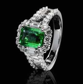 2 Carat Emerald Cut Diamond Engagement Rings New Y, $ 0