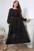 Plus Size Overall Dress - Comfort Meets Chic!, Jersey City