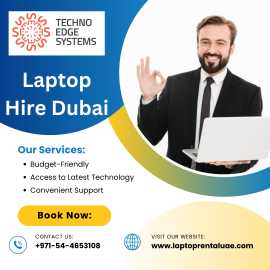 Hire a Laptop in Dubai with Monthly Rental Plans, Dubai