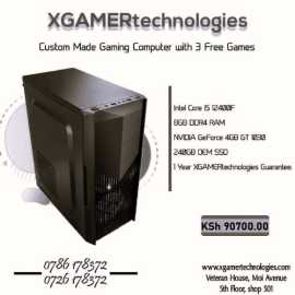 Newly custom gaming tower with 4GB GT 1030 GeForce, $ 907