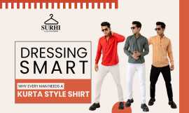Kurta Style Shirt For Mens, Rp 999