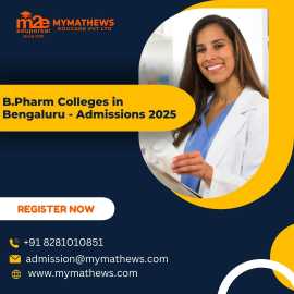 B.Pharm Colleges in Bengaluru - Admissions 2025, Bengaluru