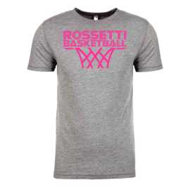 STAND OUT IN STYLE WITH THE ROSSETTI NET PINK TEE!, $ 25