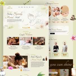 Massage Studio Website Landing Page, Dover