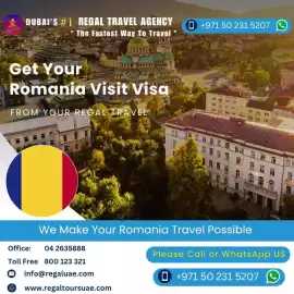 Fast and Simple Process for Romania Visas for UAE , Dubai