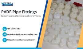 Custom PVDF Pipe Fitting for Corrosive Environment, Ajman