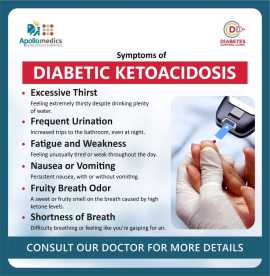 Warning signs of Diabetic Ketoacidosis, Lucknow
