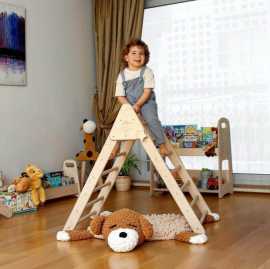 Durable Wooden Climbing Triangle for Kids, $ 0