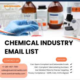 Deal with Trusted Chemical Industry Email List, Houston