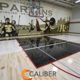 Hardwood Sports Floor Refinishing, Calgary