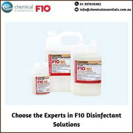 Choose the Experts in F10 Disinfectant Solutions, Melbourne